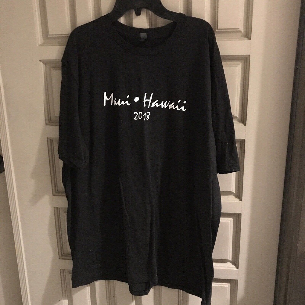 Hawaii T-shirt XL Black Men’s Graphic Maui,Hawaii2018 Lombardi6 Used Lightly